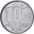 Brazil, 10 Cruzeiros, 1990, Stainless Steel, EF(40-45), KM:619.1