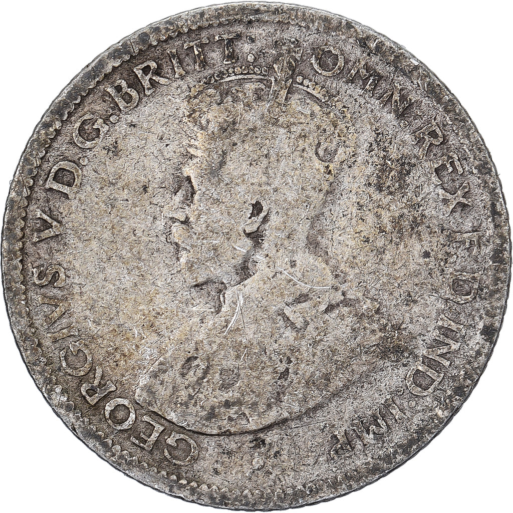 Australie, George V, Sixpence, 1926, Argent, TB, KM:25