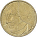 Belgium, 5 Francs, 5 Frank, 1986, Brass Or Aluminum-Bronze, EF(40-45), KM:164