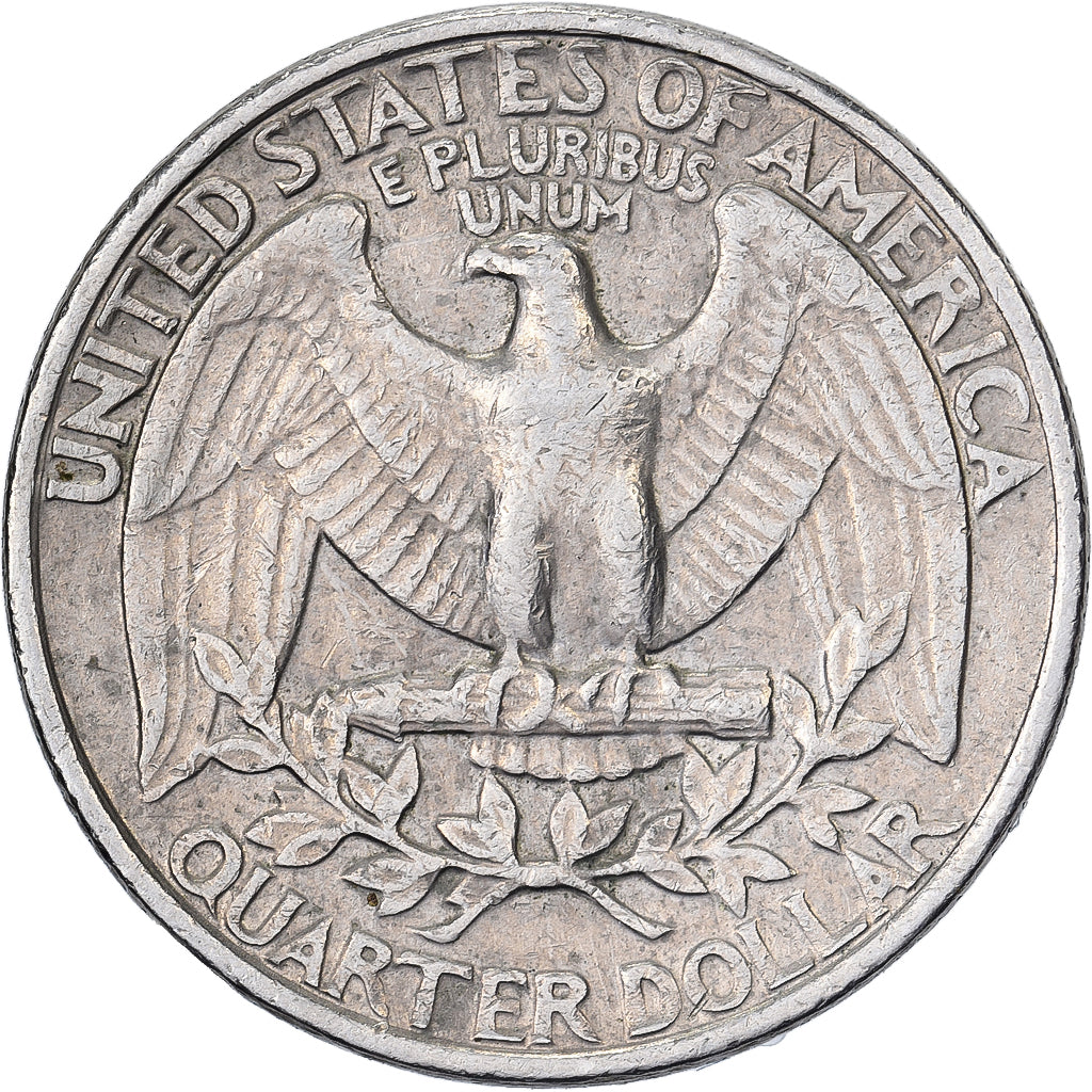 United States, Quarter, Washington Quarter, 1984, U.S. Mint, Copper-Nickel Clad