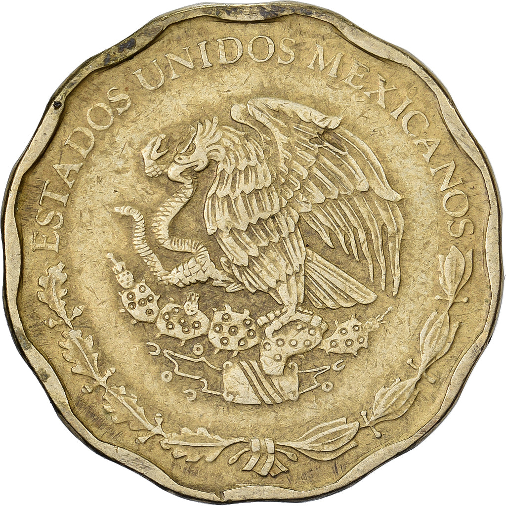 Mexiko, 50 Centavos, 2001, Mexico City, Aluminum-Bronze, S+, KM:549