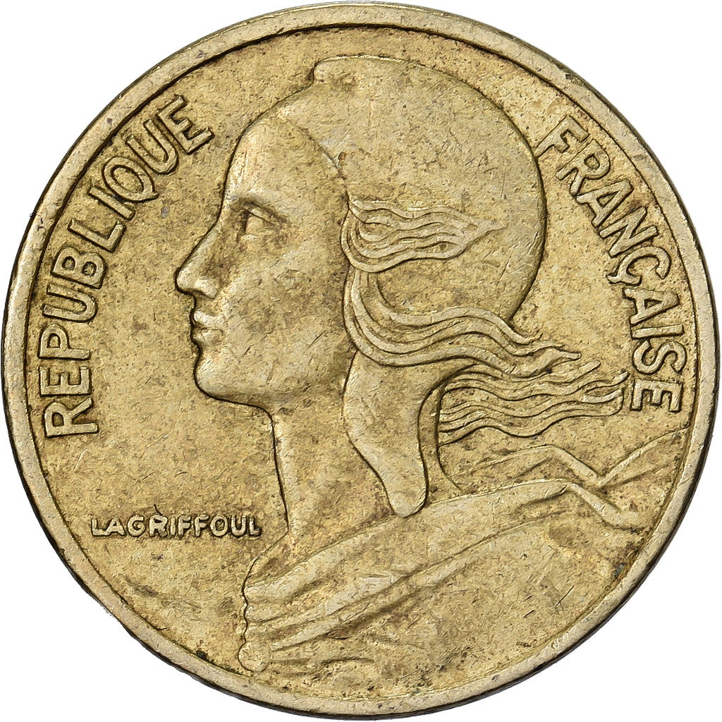 France, 5 Centimes, Marianne, 1978, Paris, Aluminum-Bronze, EF(40-45)