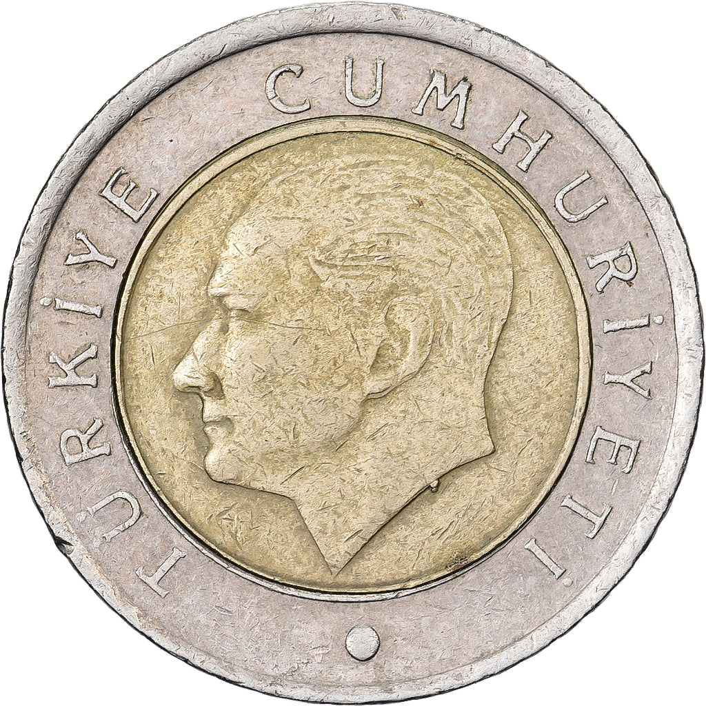 Turquia, 50 Kurus, 2011, Bimetálico, EF(40-45), KM:1243