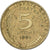 France, 5 Centimes, Marianne, 1984, Paris, Aluminum-Bronze, EF(40-45)