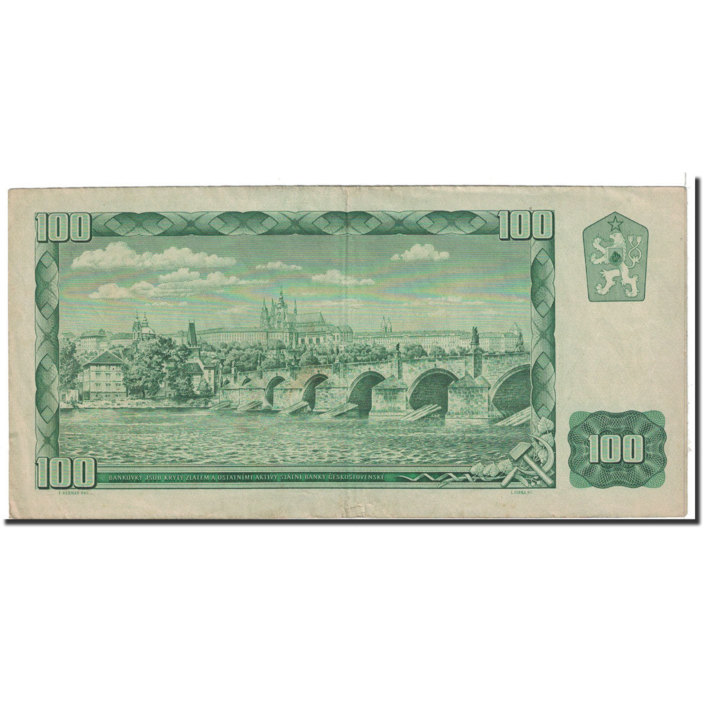 Banknote, Czechoslovakia, 100 Korun, 1961, KM:91c, EF(40-45)