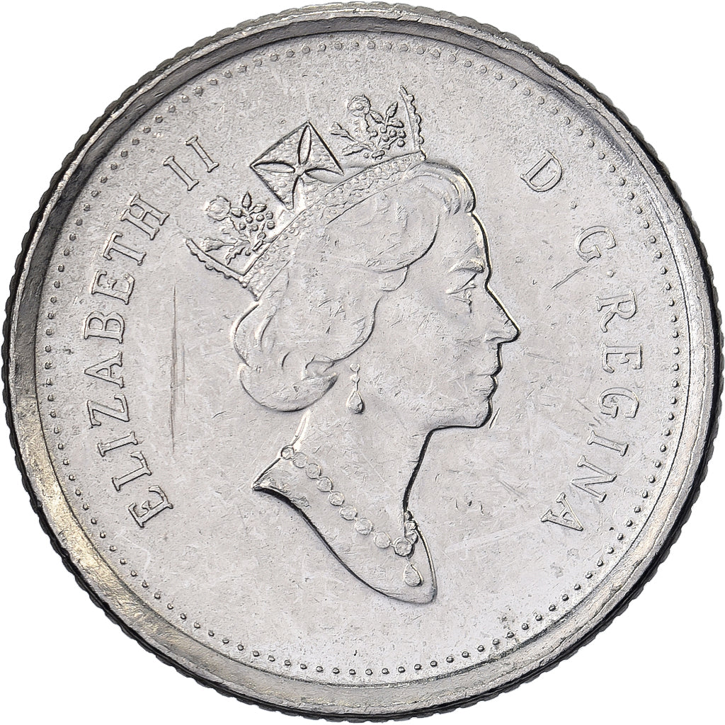 Canada, Elizabeth II, 10 Cents, 1998, Royal Canadian Mint, Nickel, PR, KM:183