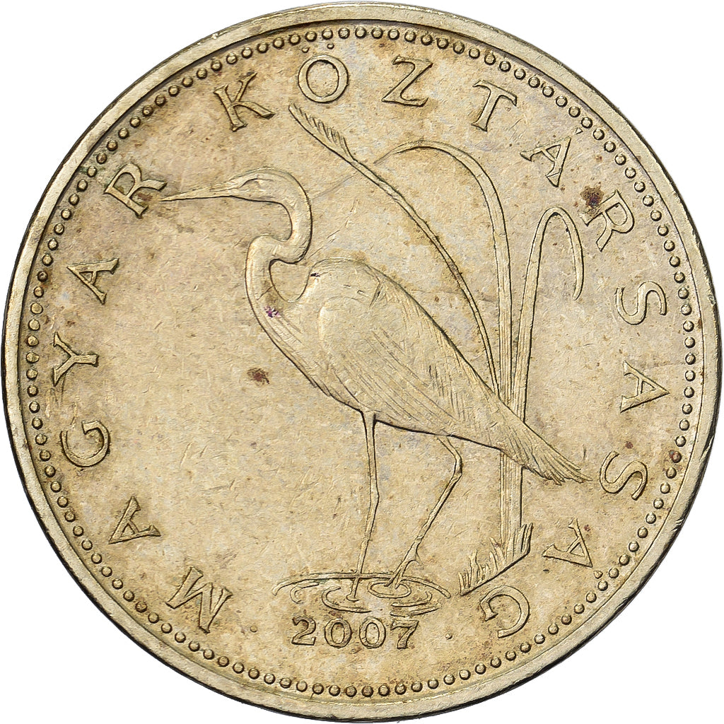 Ungarn, 5 Forint, 2007, Budapest, Nickel-brass, S+, KM:694