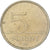 Ungarn, 5 Forint, 2007, Budapest, Nickel-brass, S+, KM:694