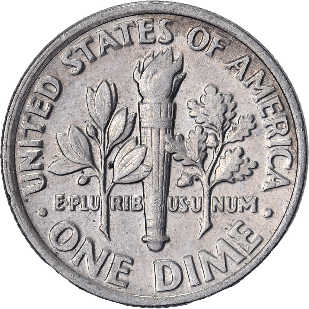 Estados Unidos da América, Dime, Roosevelt Dime, 1986, U.S. Mint, Cobre
