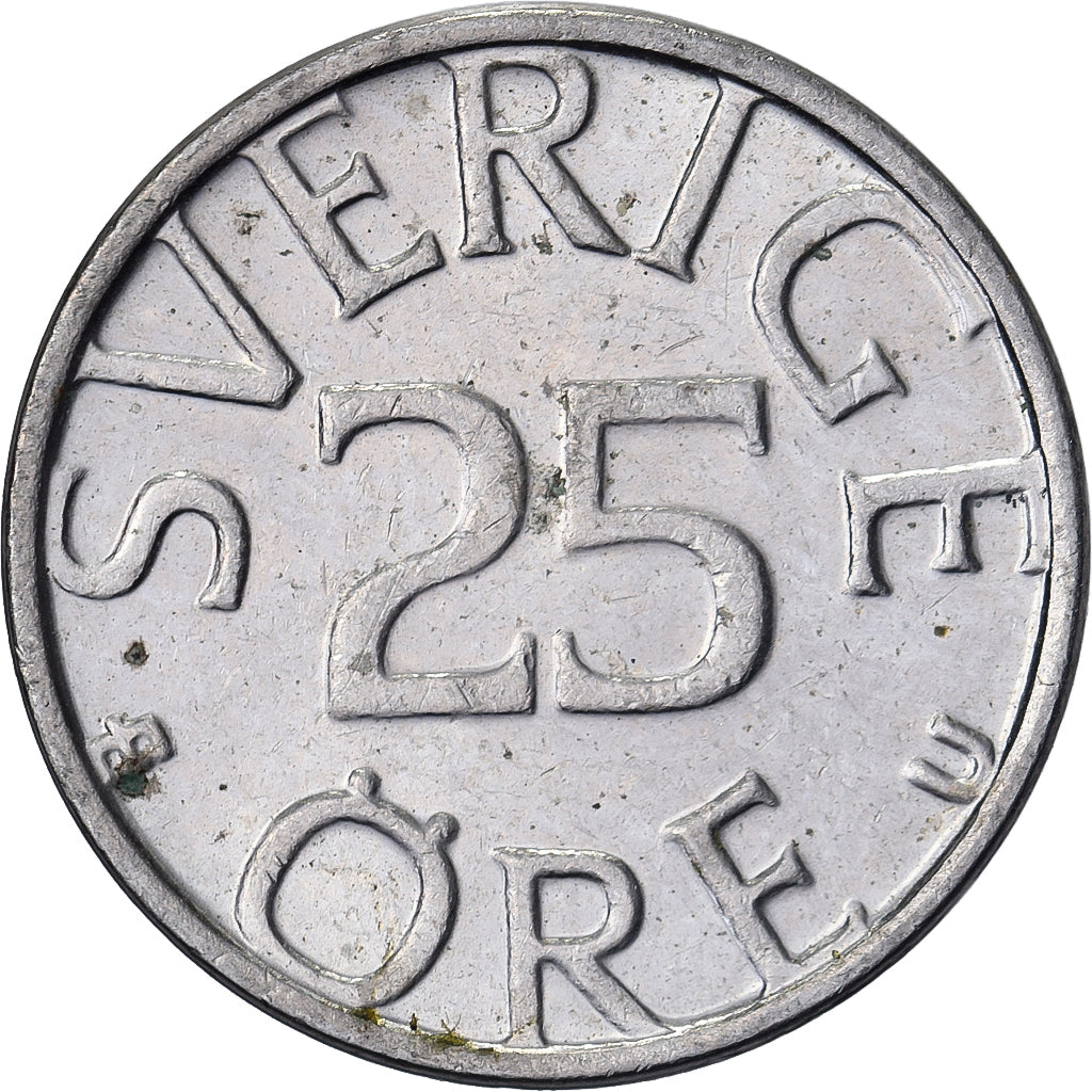 Suède, Carl XVI Gustaf, 25 Öre, 1983, Cupro-nickel, TTB+, KM:851