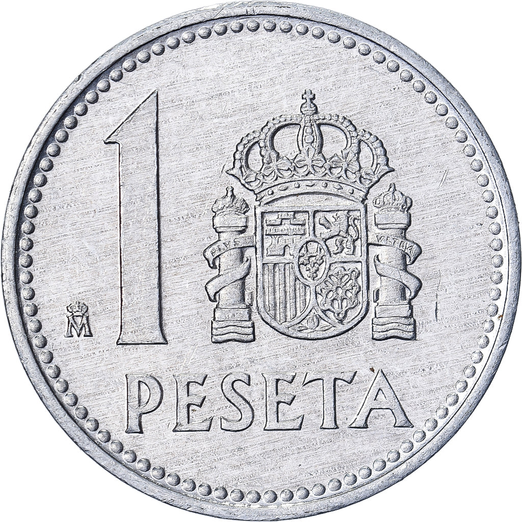 Spanje, Juan Carlos I, Peseta, 1986, Aluminium, ZF, KM:821
