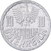 Oostenrijk, 10 Groschen, 1979, Vienna, Aluminium, ZF, KM:2878
