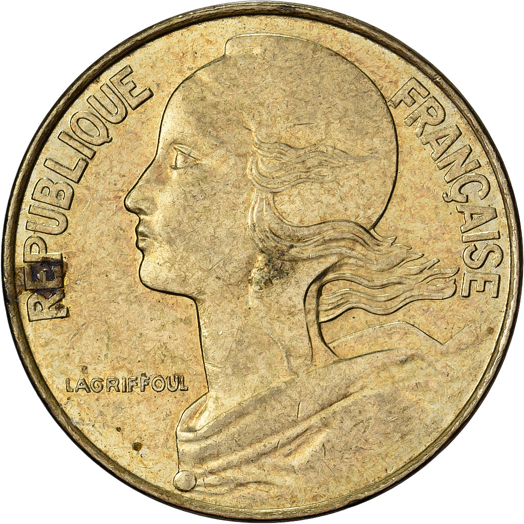 Francia, 20 Centimes, 2000, Rame-alluminio, BB+