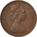 Gran Bretaña, Elizabeth II, New Penny, 1975, Bronce, MBC, KM:915