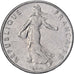 Francia, 1/2 Franc, Semeuse, 1993, Paris, Níquel, MBC, Gadoury:429, KM:931.1