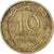 Frankreich, 10 Centimes, Marianne, 1969, Paris, Aluminum-Bronze, SS, Le