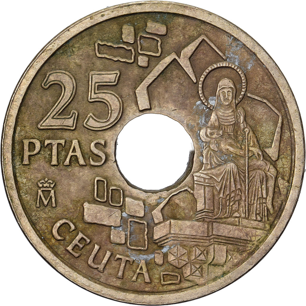 Spain, Juan Carlos I, 25 Pesetas, 1998, Madrid, Aluminum-Bronze, EF(40-45)