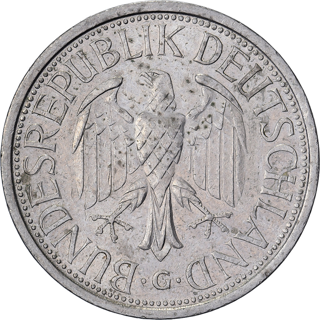 Niemcy - RFN, Mark, 1979, Karlsruhe, Miedź-Nikiel, EF(40-45), KM:110