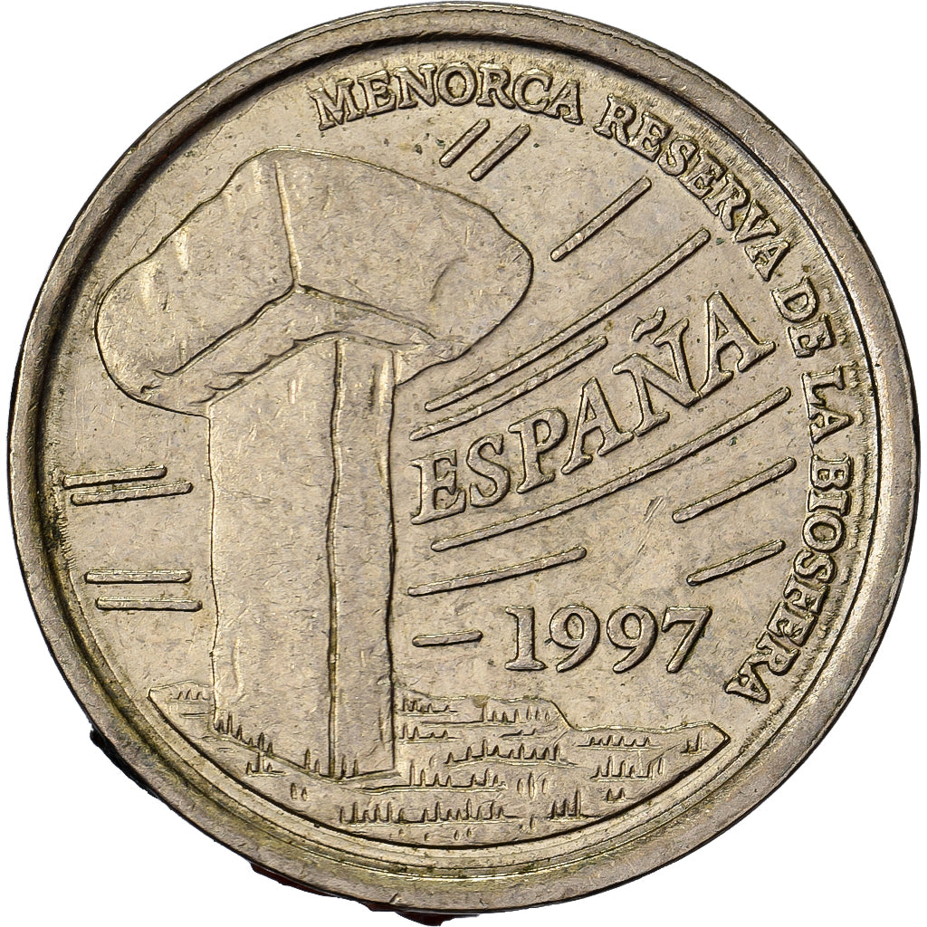 Spain, Juan Carlos I, 5 Pesetas, 1997, Madrid, Aluminum-Bronze, VF(30-35)
