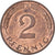 Federal Republic of Germany, 2 Pfennig, 1983, Munich, Copper Plated Steel