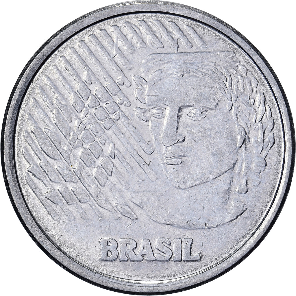 Brazylia, 50 Centavos, 1994, Stal nierdzewna, EF(40-45), KM:635