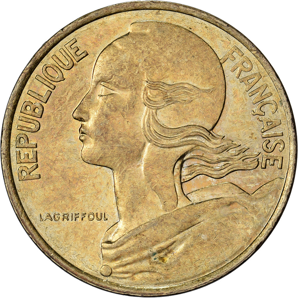 França, 10 Centimes, Marianne, 1998, Paris, Alumínio-Bronze, VF(30-35), Le