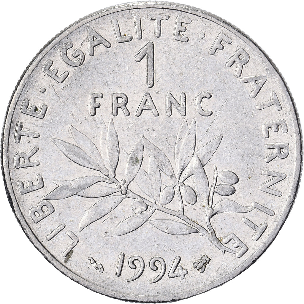 Frankreich, Franc, Semeuse, 1994, Paris, Nickel, SS+, KM:925.1