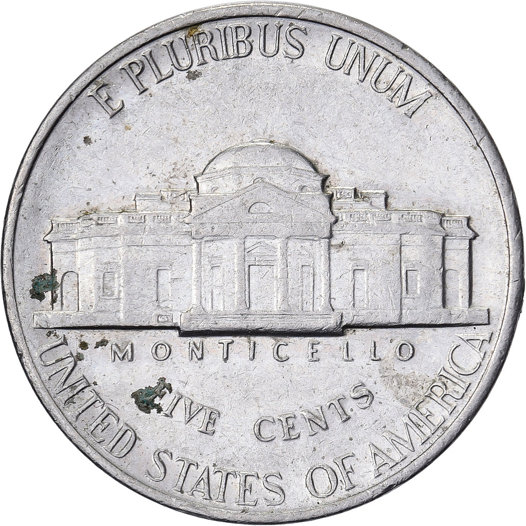 Vereinigte Staaten, 5 Cents, Jefferson Nickel, 1989, U.S. Mint, Kupfer-Nickel