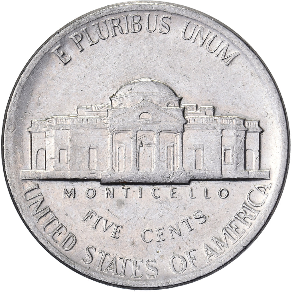 Vereinigte Staaten, 5 Cents, Jefferson Nickel, 1986, U.S. Mint, Kupfer-Nickel