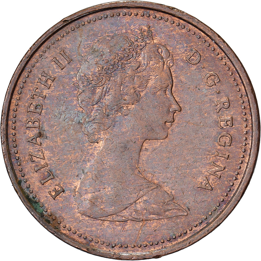 Canadá, Elizabeth II, Cent, 1981, Royal Canadian Mint, Bronze, VF(30-35)