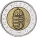 Węgry, 100 Forint, 1996, Budapest, Bimetaliczny, VF(30-35), KM:721