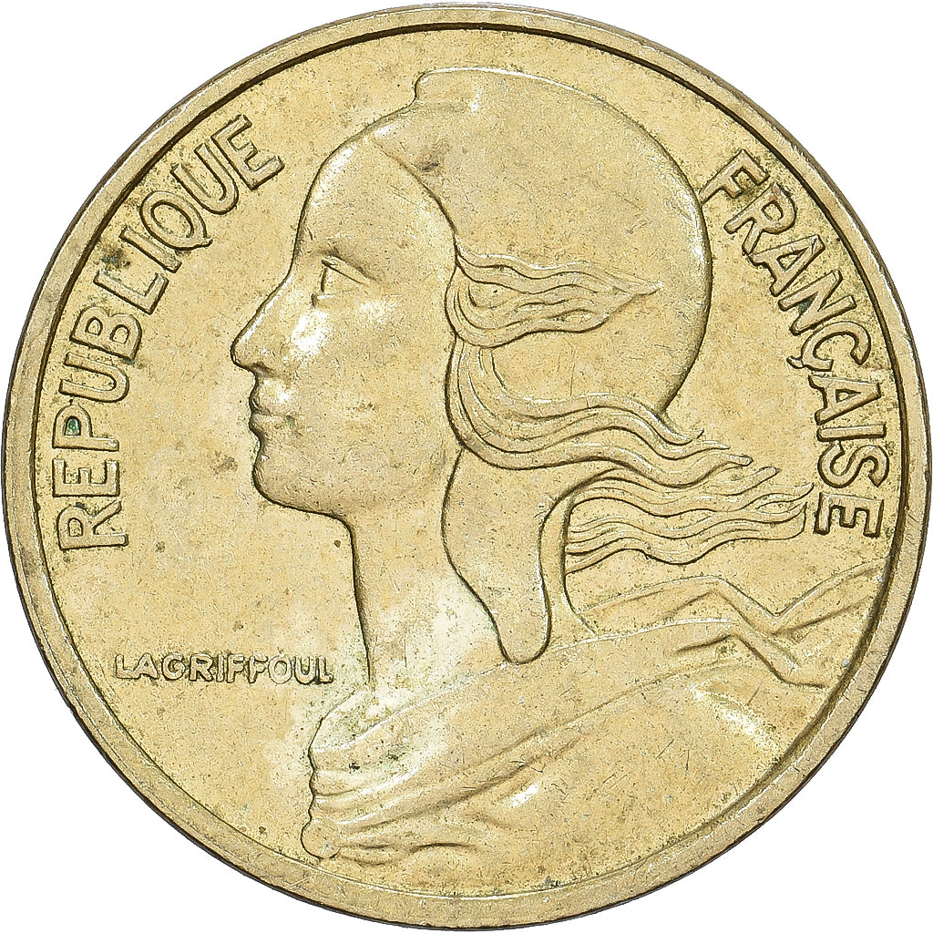 France, 5 Centimes, Marianne, 1981, Paris, Aluminum-Bronze, EF(40-45)