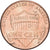 United States, Cent, Lincoln - Shield Reverse, 2011, U.S. Mint, Copper Plated
