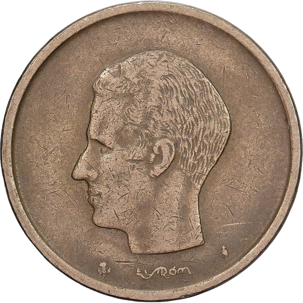 Belgia, 20 Francs, 20 Frank, 1981, Nikiel-Brąz, EF(40-45), KM:159