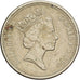Wielka Brytania, Elizabeth II, Pound, 1990, Mosiądz niklowy, VF(30-35), KM:941