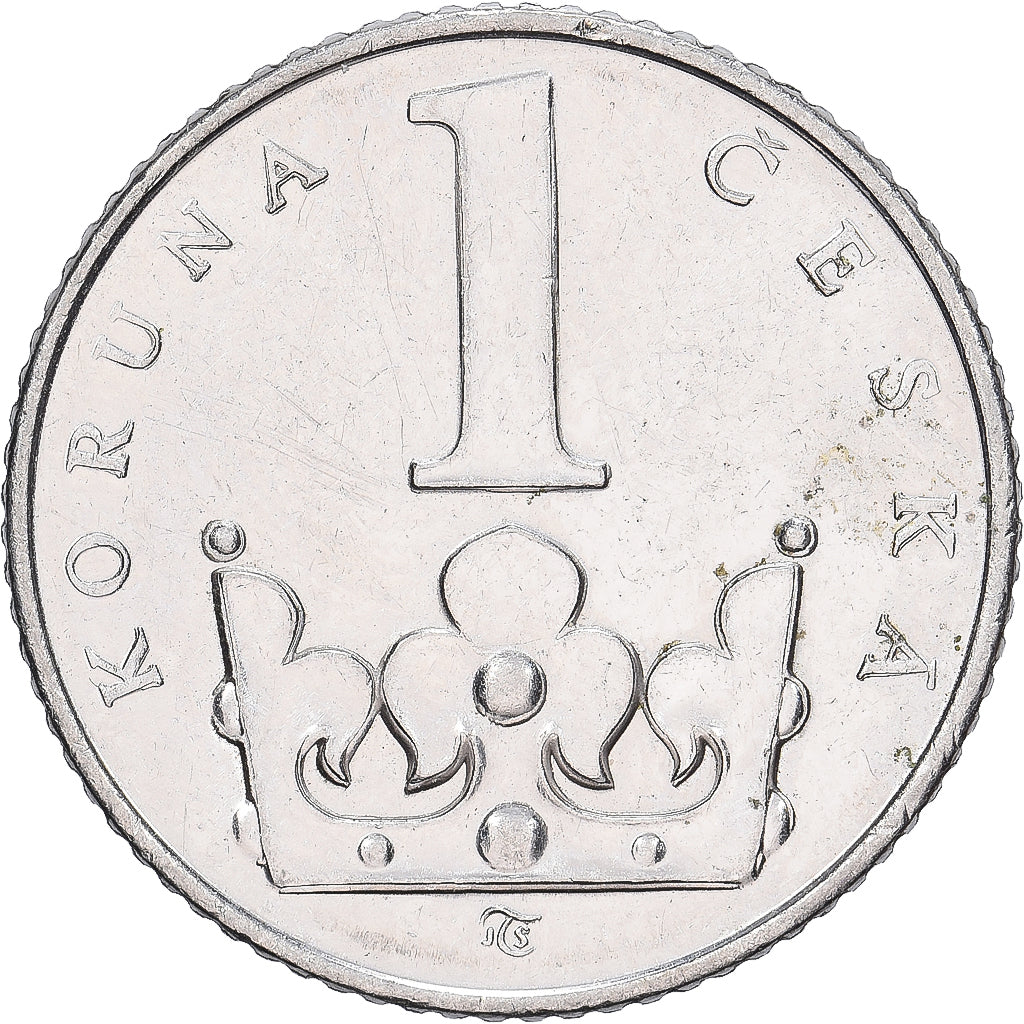 Tschechische Republik, Koruna, 1994, Nickel plated steel, SS, KM:7