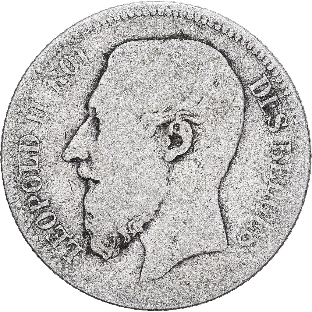 Belgien, Leopold II, 2 Francs, 2 Frank, 1866, Silber, SGE+, KM:30.1