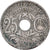 Francia, 25 Centimes, Lindauer, 1929, Cobre - níquel, MBC, Gadoury:380, KM:867a