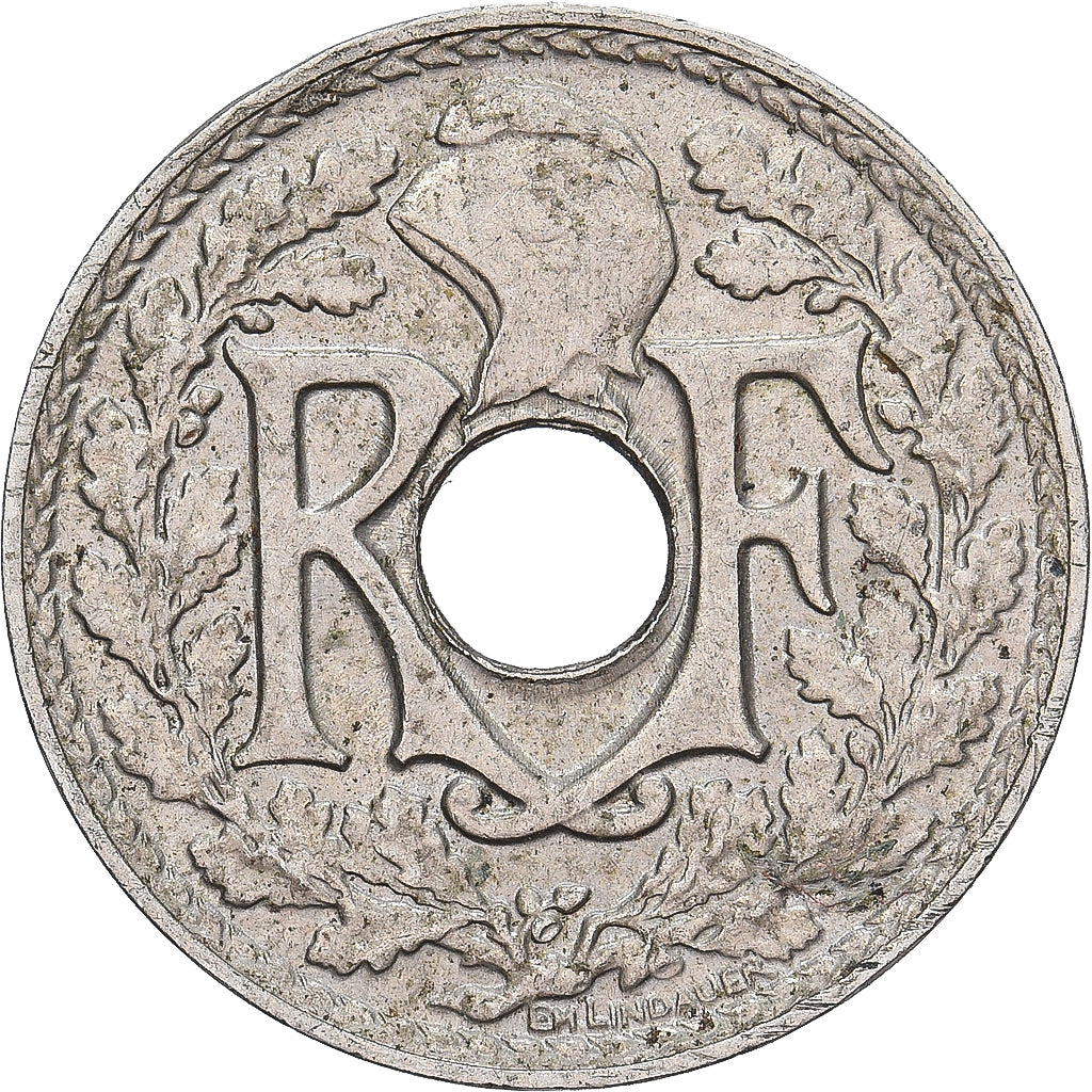 France, 5 Centimes, Lindauer, 1939, Nickel-Bronze, TB+, Gadoury:170, KM:875a