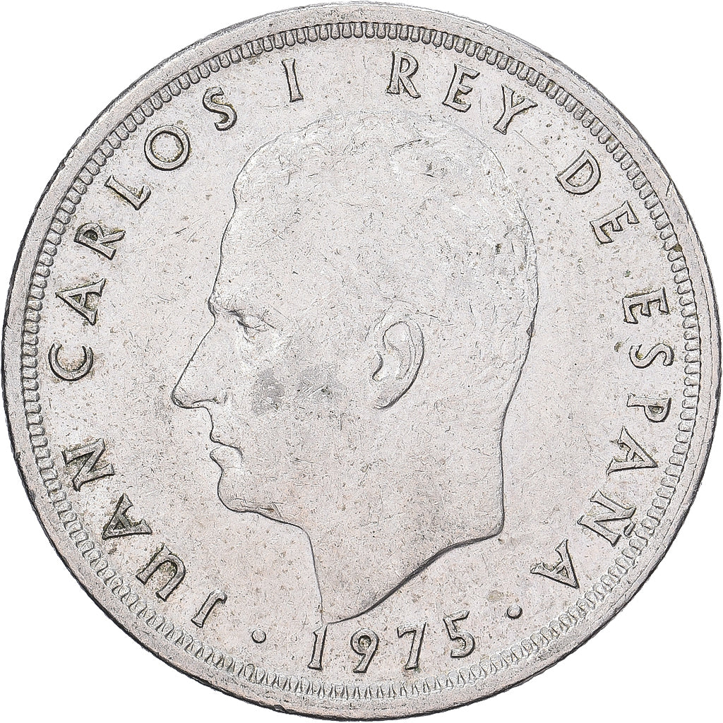 España, Juan Carlos I, 5 Pesetas, 1978, Cobre - níquel, BC+, KM:807