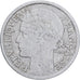 França, 2 Francs, Morlon, 1945, Paris, Alumínio, VF(30-35), Gadoury:538a