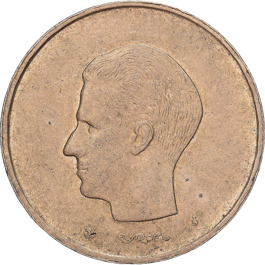 Belgia, 20 Francs, 20 Frank, 1980, Nikiel-Brąz, AU(50-53), KM:159