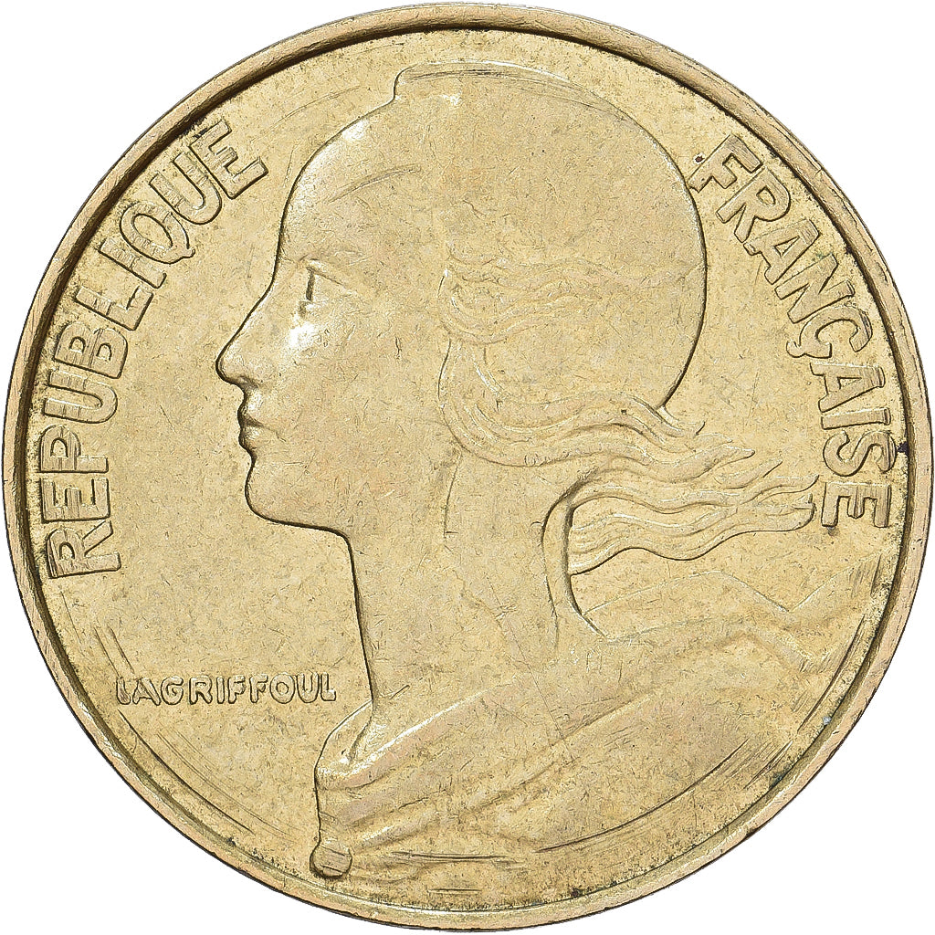 Francia, 20 Centimes, Marianne, 1997, Paris, Alluminio-bronzo, BB, KM:930