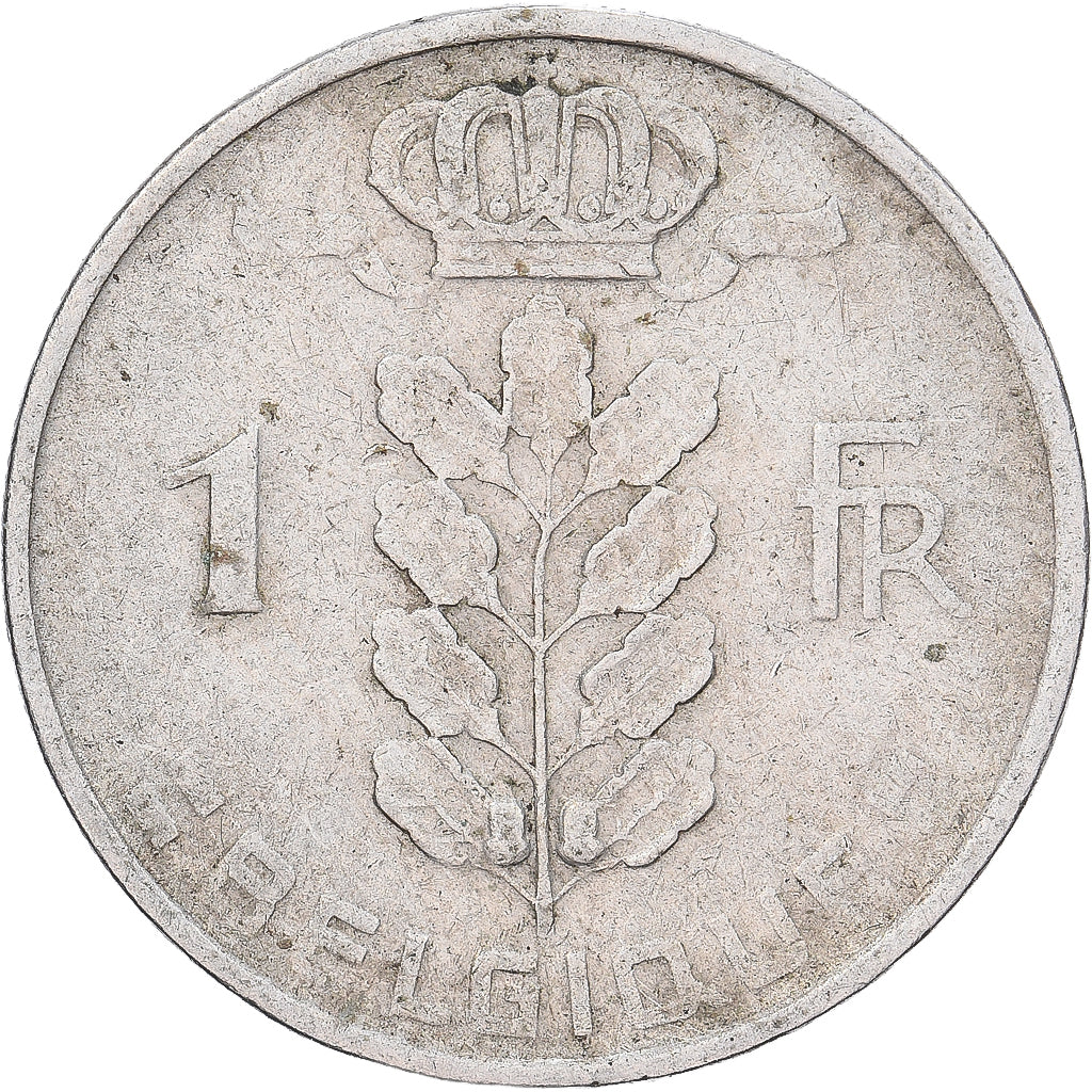 Bélgica, Franc, 1952, Cobre - níquel, BC+, KM:142.1