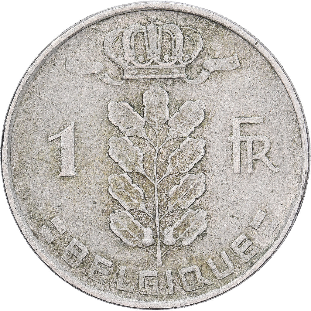 Belgien, Franc, 1955, Kupfer-Nickel, S+, KM:143.1