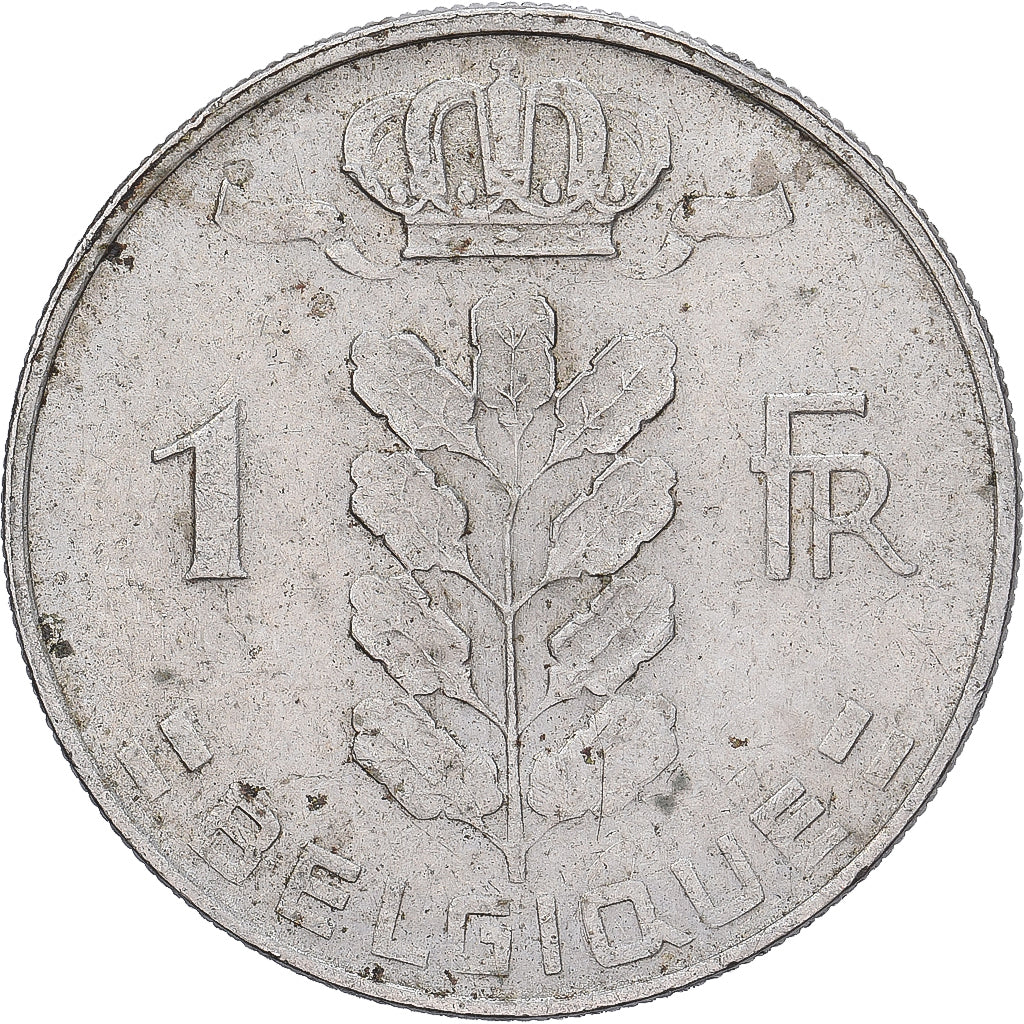Bélgica, Franc, 1971, Cobre-níquel, VF(30-35), KM:142.1