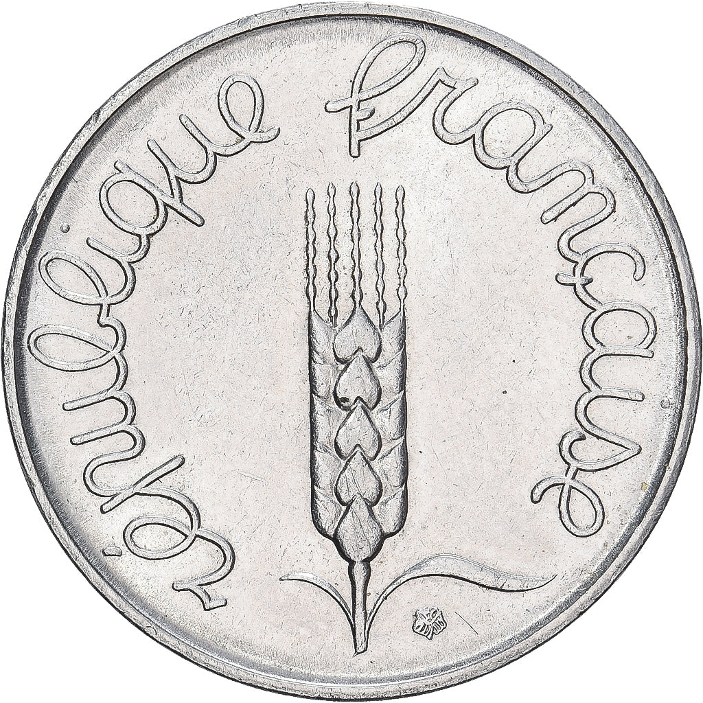 Frankreich, 5 Centimes, Épi, 1964, Paris, Stainless Steel, SS+, Gadoury:172