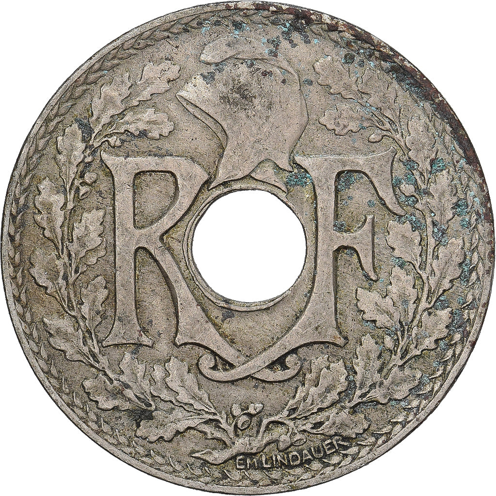 Francia, 25 Centimes, Lindauer, 1927, Cobre - níquel, BC+, Gadoury:380, KM:867a
