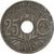 Frankrijk, 25 Centimes, Lindauer, 1933, Cupro-nikkel, ZF, Gadoury:380, KM:867a