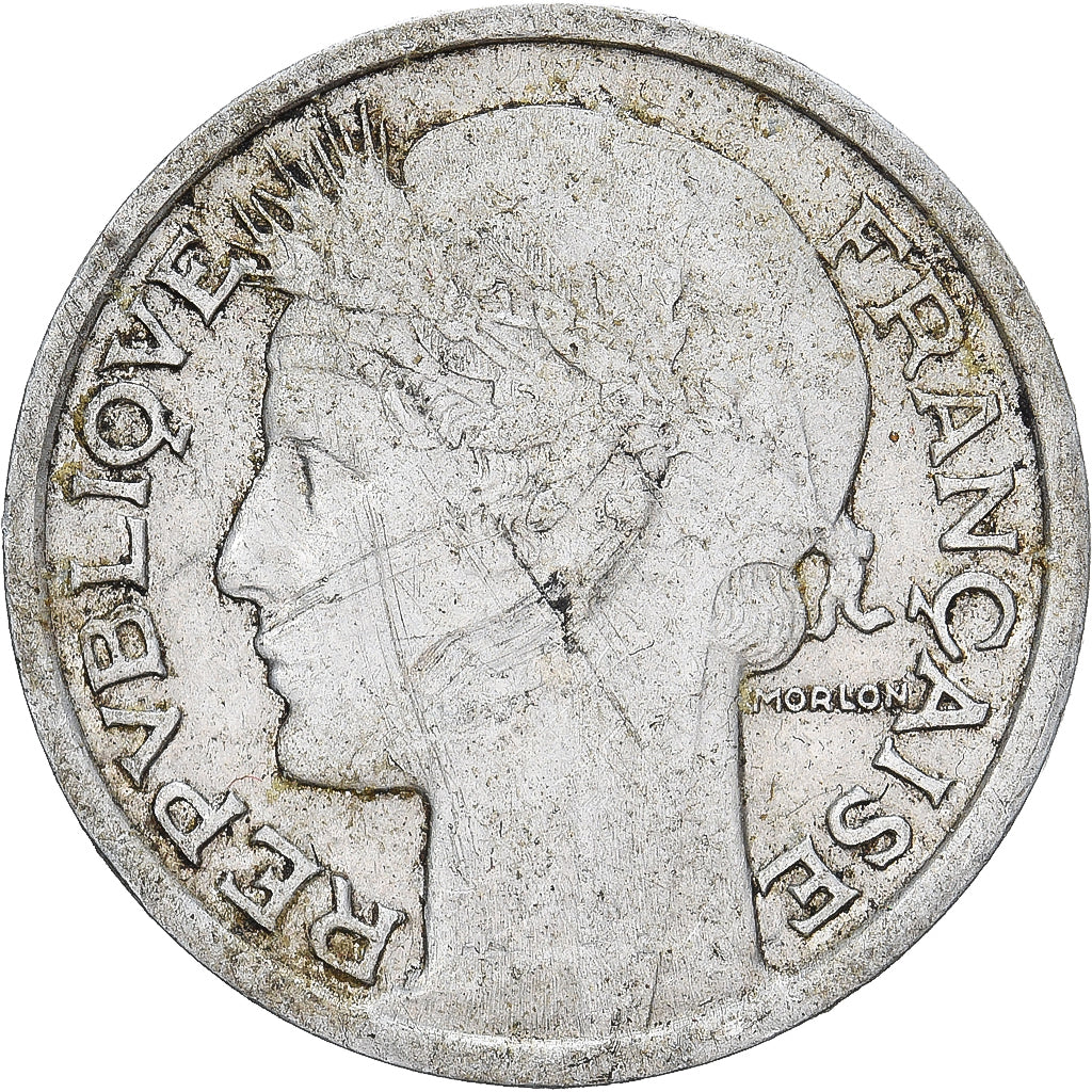 France, 50 Centimes, Morlon, 1947, Paris, Aluminum, VF(30-35), Gadoury:426b